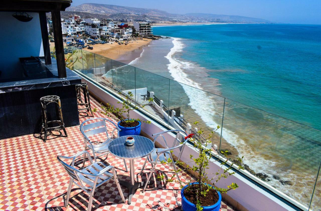 Bouad Seafront Apartments & Rooms Taghazout Buitenkant foto