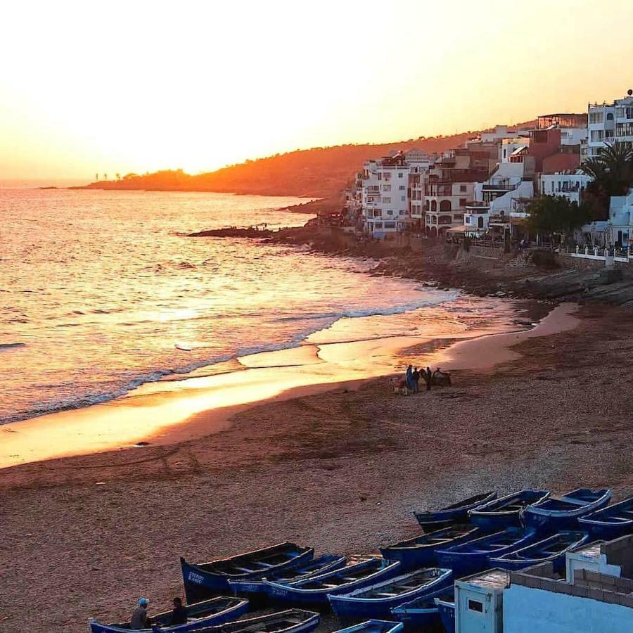 Bouad Seafront Apartments & Rooms Taghazout Buitenkant foto